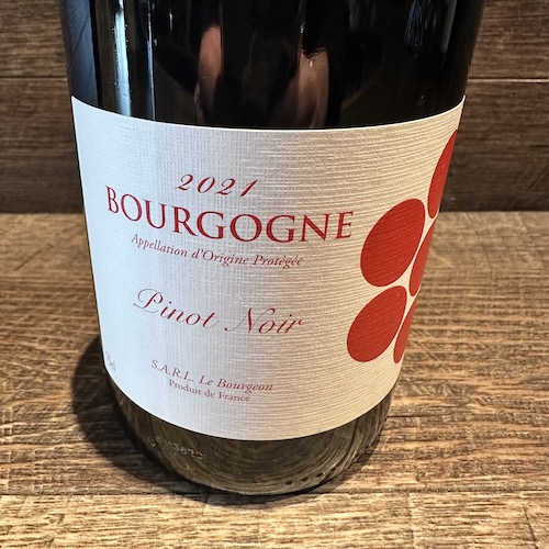 Bourgogne Pinot Noir　ブルゴーニュ ピノ・ノワール 2021