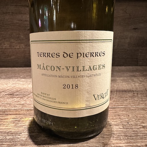 Macon Villages Terres de Pierres　マコン･ヴィラージュ･テール･ド･ピエール 2019　