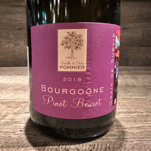 Bourgogne Pinot Beurot　ブルゴーニュ・ピノ・ブーロ 2018
