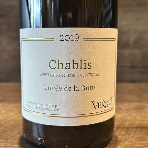 Chablis Cuvee de la Butte　シャブリ キュヴェ･ド･ラ･ビュット 2019