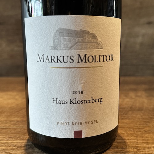 Pinot Noir Haus Klosterberg　ピノノワール･ハウス･クロスターベルグ 2018