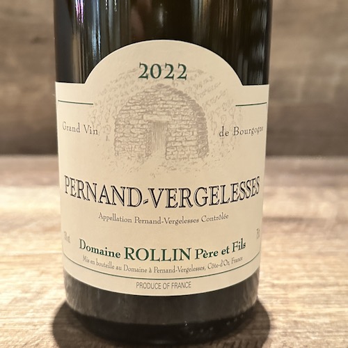 Dom.Rollin Père et Fils Pernand-Vergelesses Blanc　ペルナン･ヴェルジュレス･ブラン 2022