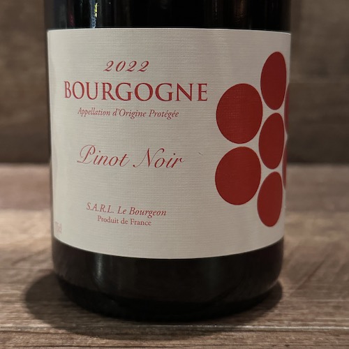 Le Bourgeon Bourgogne Pinot Noir　ブルゴーニュ ピノ･ノワール 2022