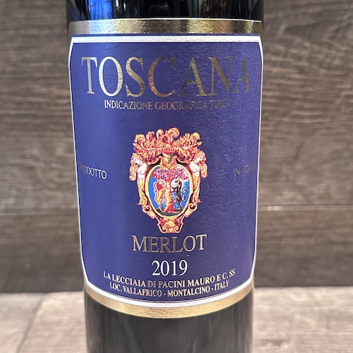 Lecciaia Merlot　レッチャイア メルロ 2019