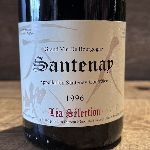 Lou Dumont LEA selection Santenay Rouge　サントネイ・ルージュ 1996