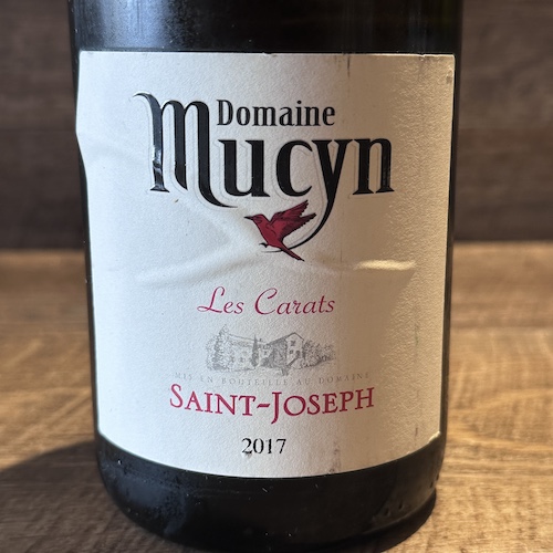 Dom. Mucyn Saint Joseph Les Carats　サン･ジョセフ ブラン 2017