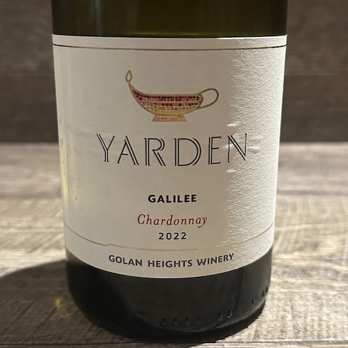 Golan Heights Winery YARDEN Chardonay　ヤルデン シャルドネ 2022