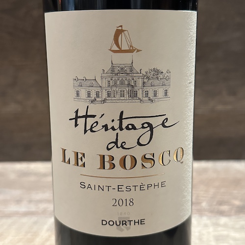 Ch.Le Boscq Saint-Estephe　サン･テステフ シャトー･ル･ボスク 2018