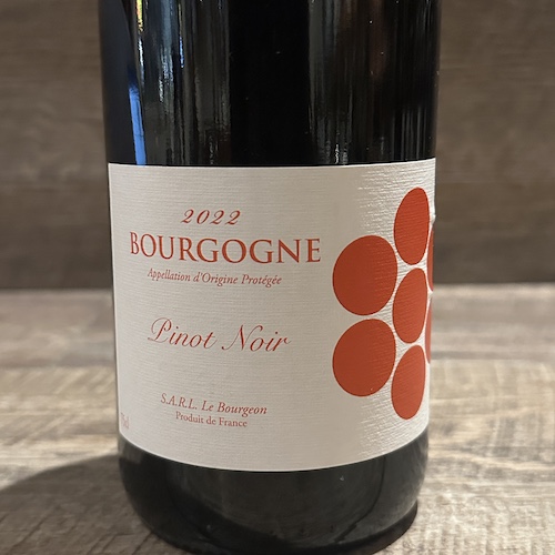 Le Bourgeon Bourgogne Pinot noir ブルゴーニュ ピノ・ノワール 2022