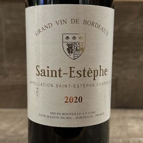 Sichel Saint-Estephe　シシェル サン･テステフ 2020