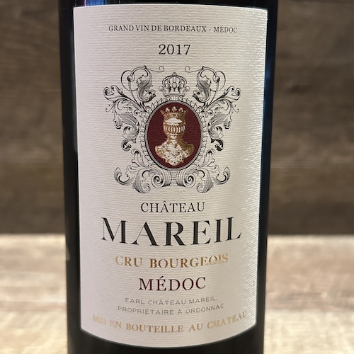 Ch. Mareil Médoc  Crus Bourgeois　メドック･クリュ･ブルジョワ 2017