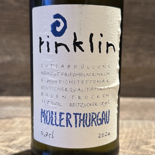 Rinklin Muller-Thurgau trocken　ミュラー＝トゥルガウ トロッケン 2024