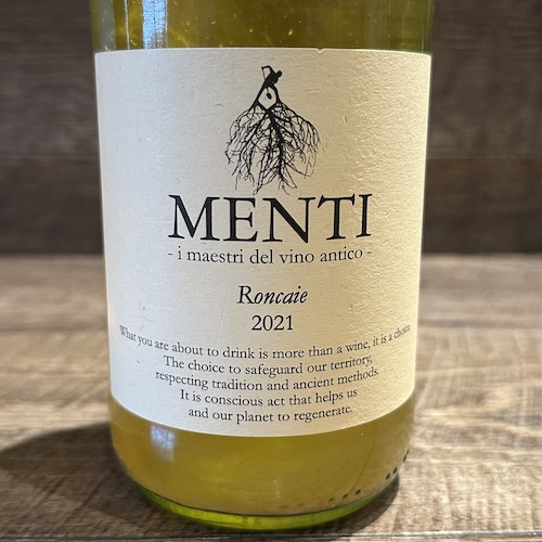 Menti Roncaie vino frizzante ロンカイエ ヴィーノ・フリッツァンテ 2021